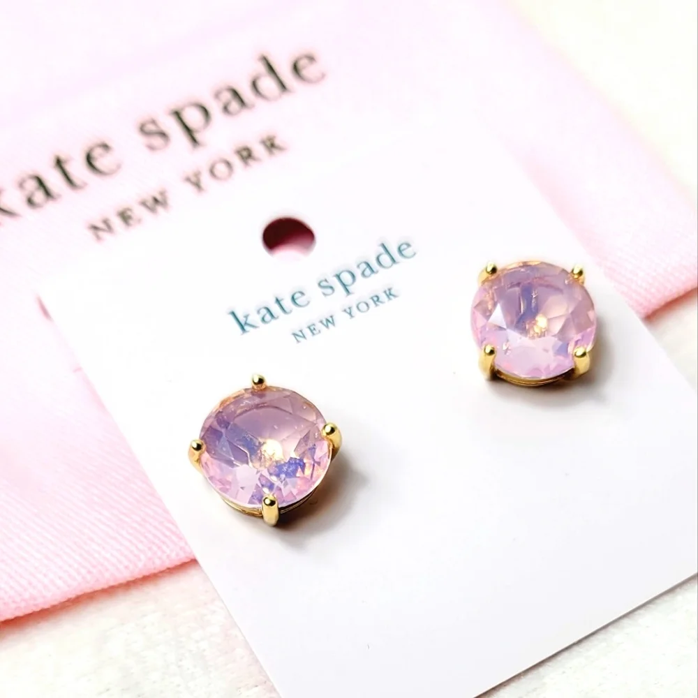 Kate Spade Pink Opal Gum Drop Earrings